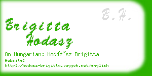 brigitta hodasz business card